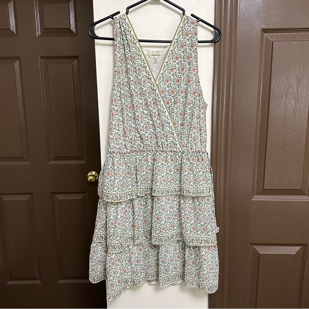 Floral ruffle dress